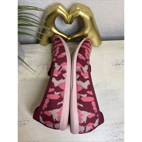 Clarks Cloud Steppers Women's Carly Dream Camo Knit Slip On Flats Size 9.5W - Picture 5 of 7